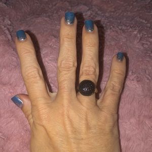 Black Spinel Ring
